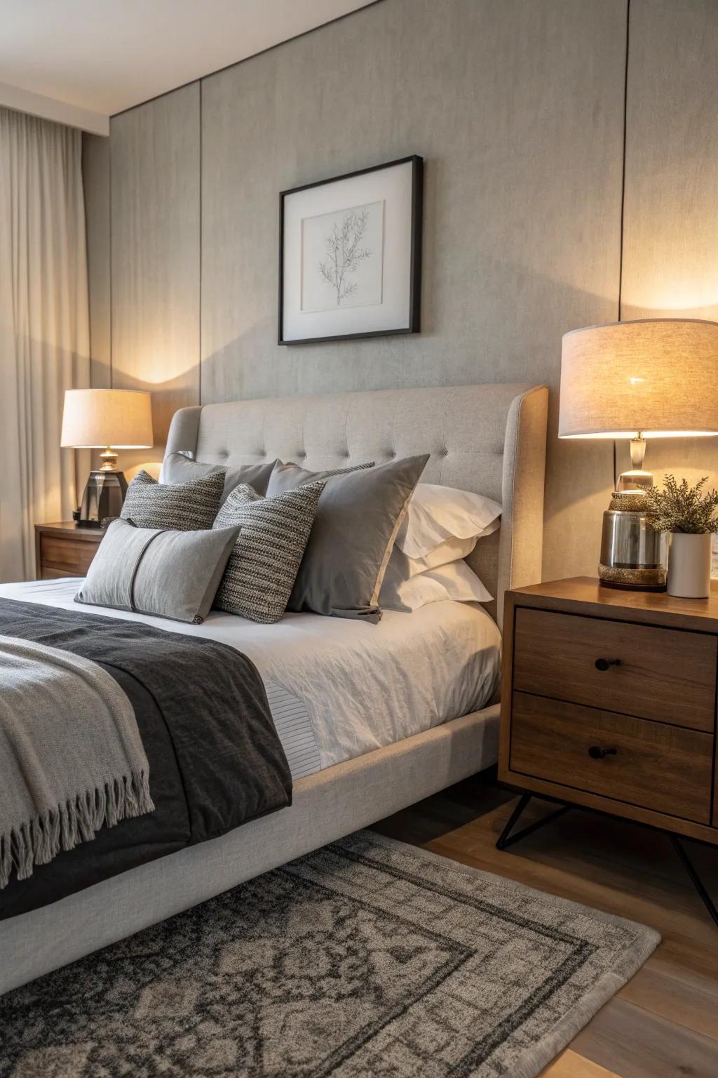 Monochrome magic: create a unified and stylish space with just one color palette.