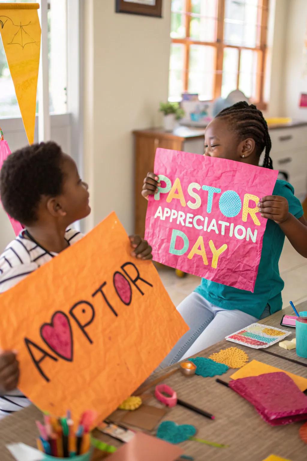 Children's art brings a heartfelt touch to any celebration. 🎨 #KidsArt #HeartfeltDecor