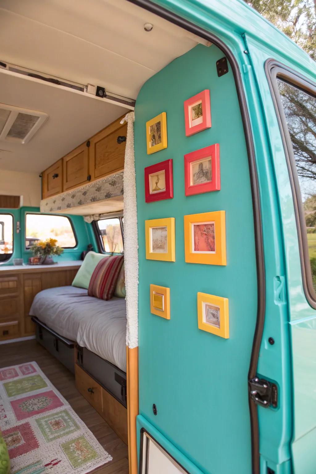Turn your van into a home with personalized decor that tells your story.