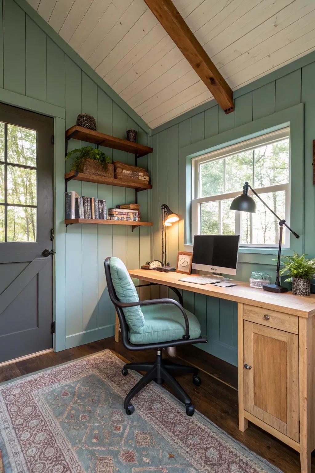 Create a workspace that inspires and motivates you daily. 💻🪑 #HomeOffice #InspirationStation