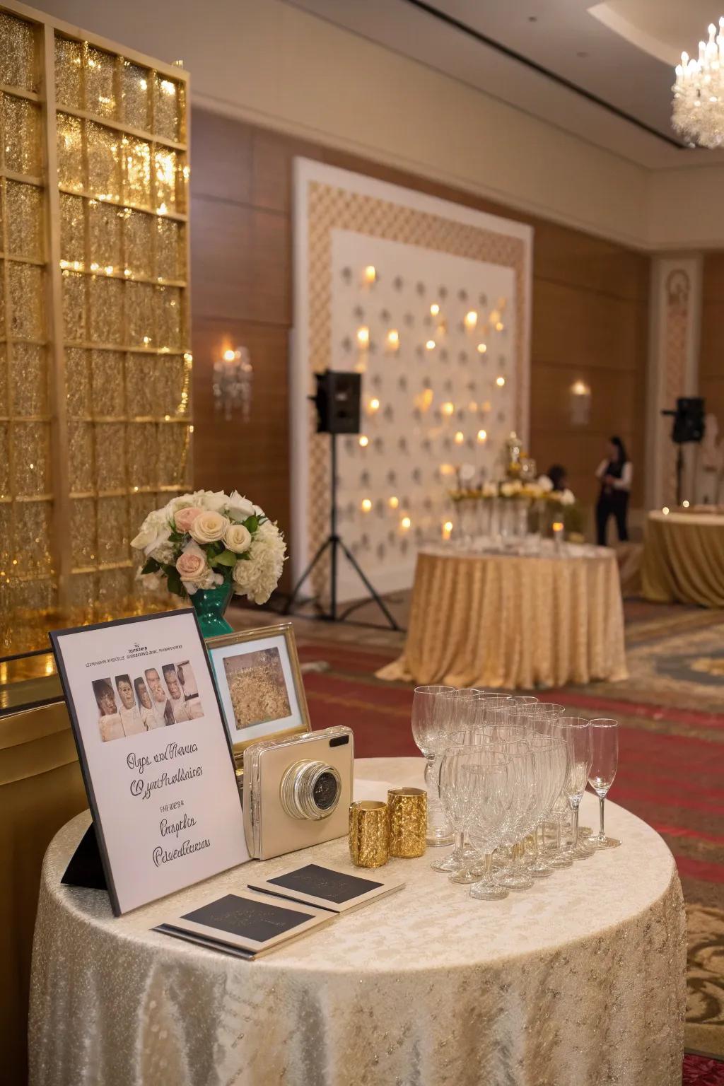 Engage your guests with fun and interactive decor elements. 🎉 #GuestExperience #BallroomFun #InteractiveDecor