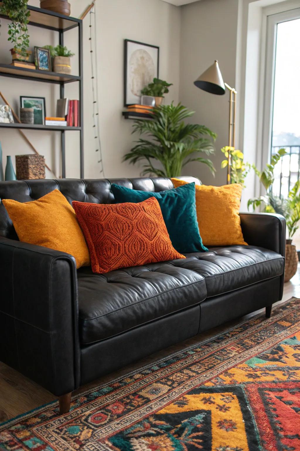 Textural harmony creates a rich and inviting space. #TextureLove #InteriorInspiration #HomeDecor