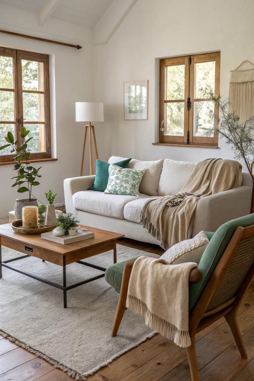 Relaxed styling brings personality and comfort to your living area.