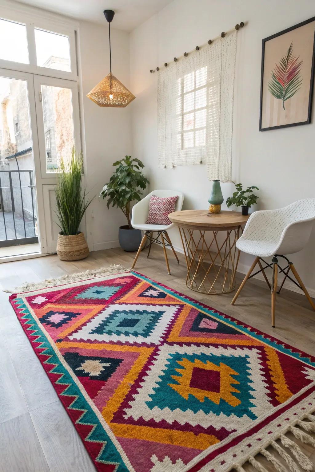 Energize your space with bold splashes of color and art. 🎨 #BoldAccents #InteriorDesign