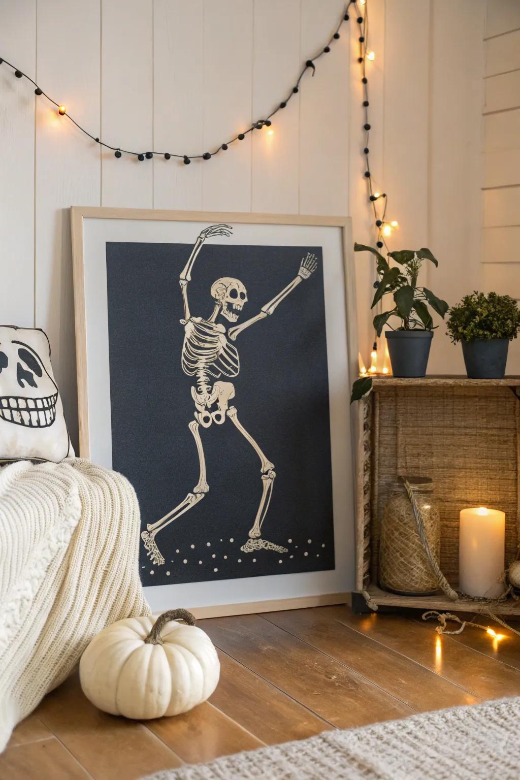 Get into the spirit with a skeleton crew that's ready to party! 💀🎉 #SkeletonDance #HalloweenFun