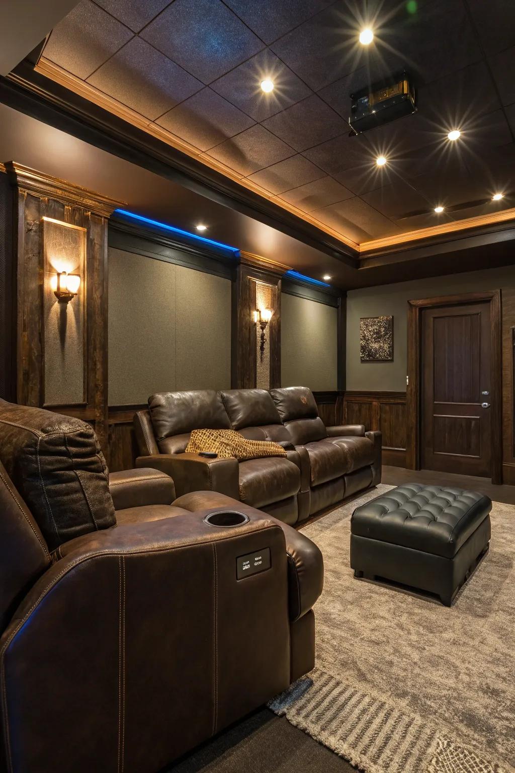 Set the perfect mood for movie nights with lighting that adapts to your style and scene. 🌈 #MoodLighting #MovieNight