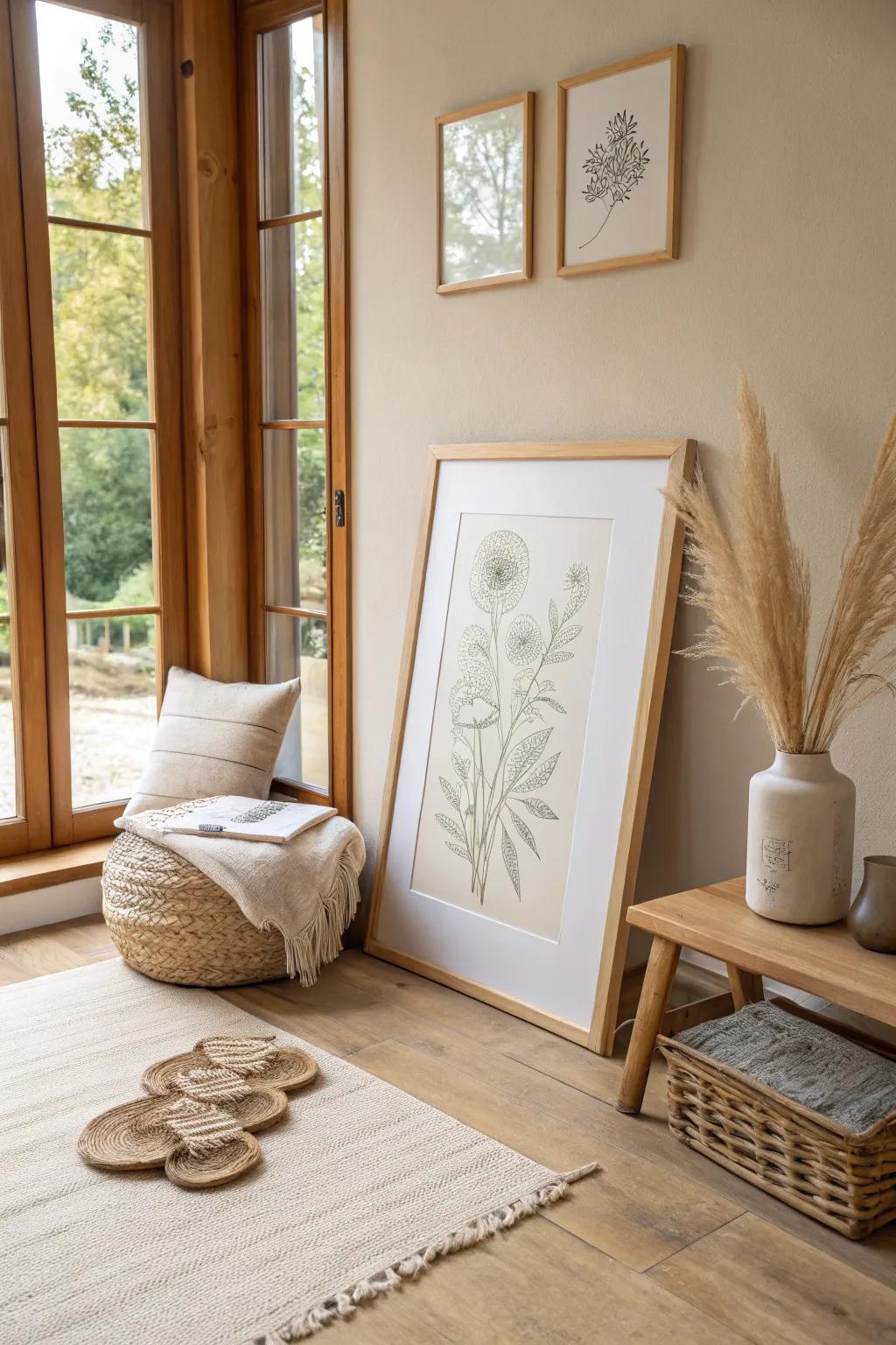 Let simplicity shine with clean lines and minimal decor. ✨ #MinimalistDesign #PosterArt #HomeStyling