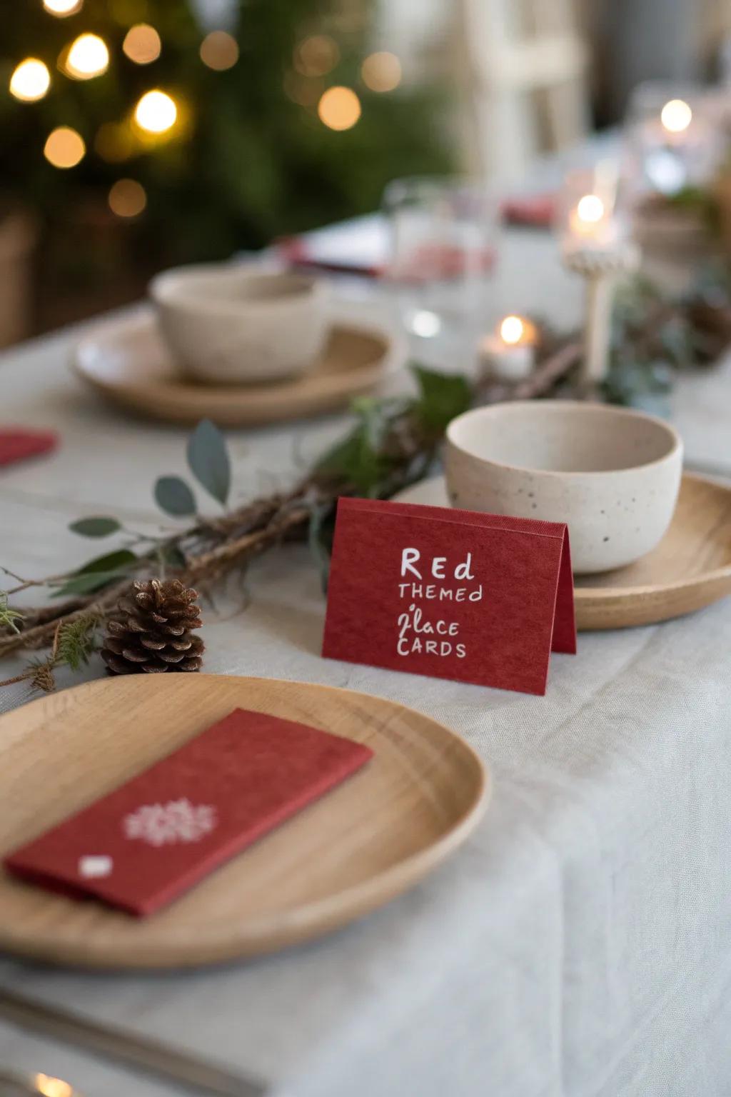 Personalized place cards add a charming touch to any dining experience. #PlaceCards #DiningDetails 💌