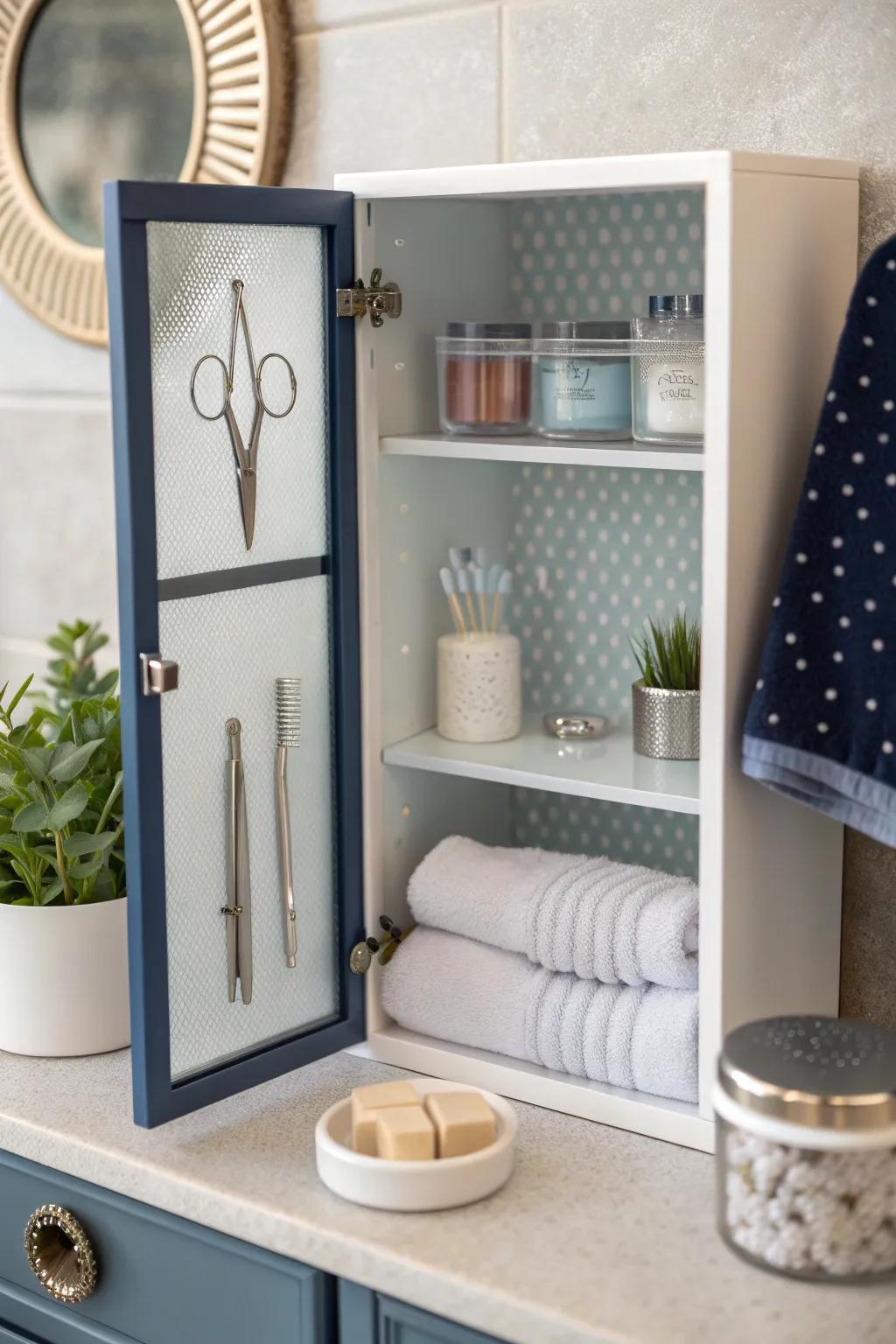 Keep tiny essentials at your fingertips with innovative magnetic storage.