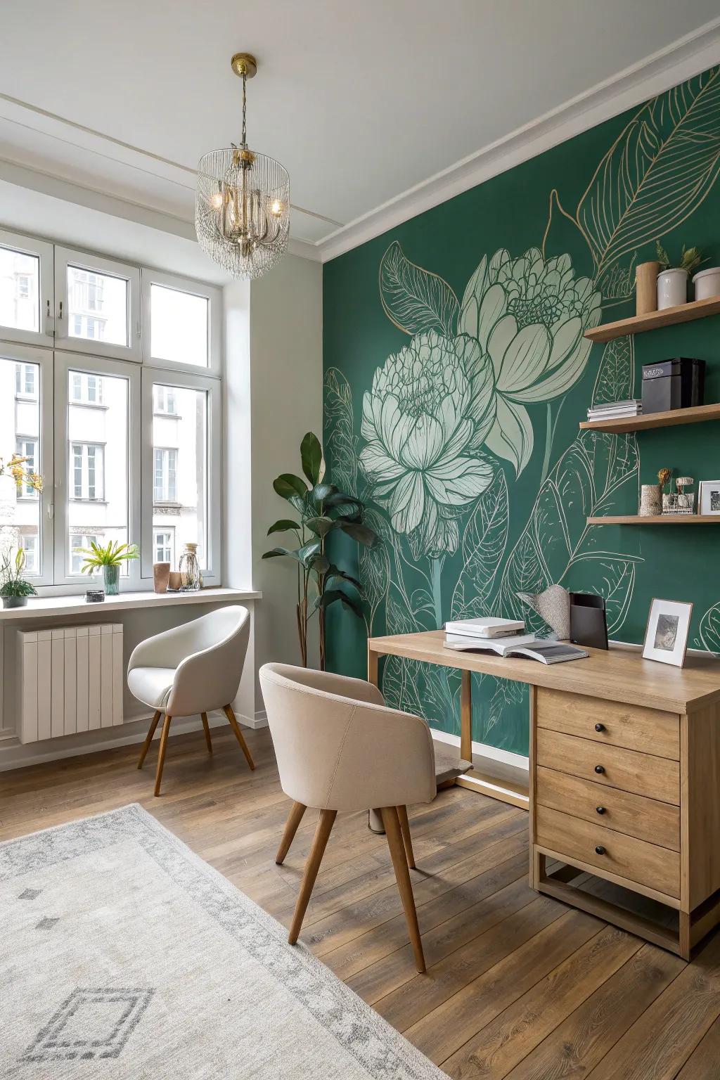 Transform your space with a striking statement wall.