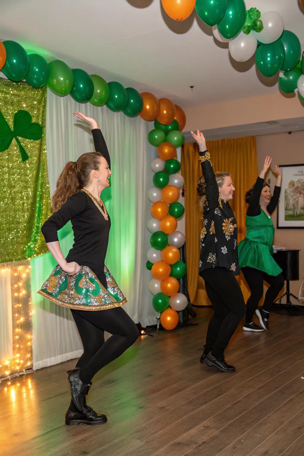 Get your groove on with an Irish dance session that brings joy and laughter to your gathering. 💃🕺 #IrishDance #PartyFun