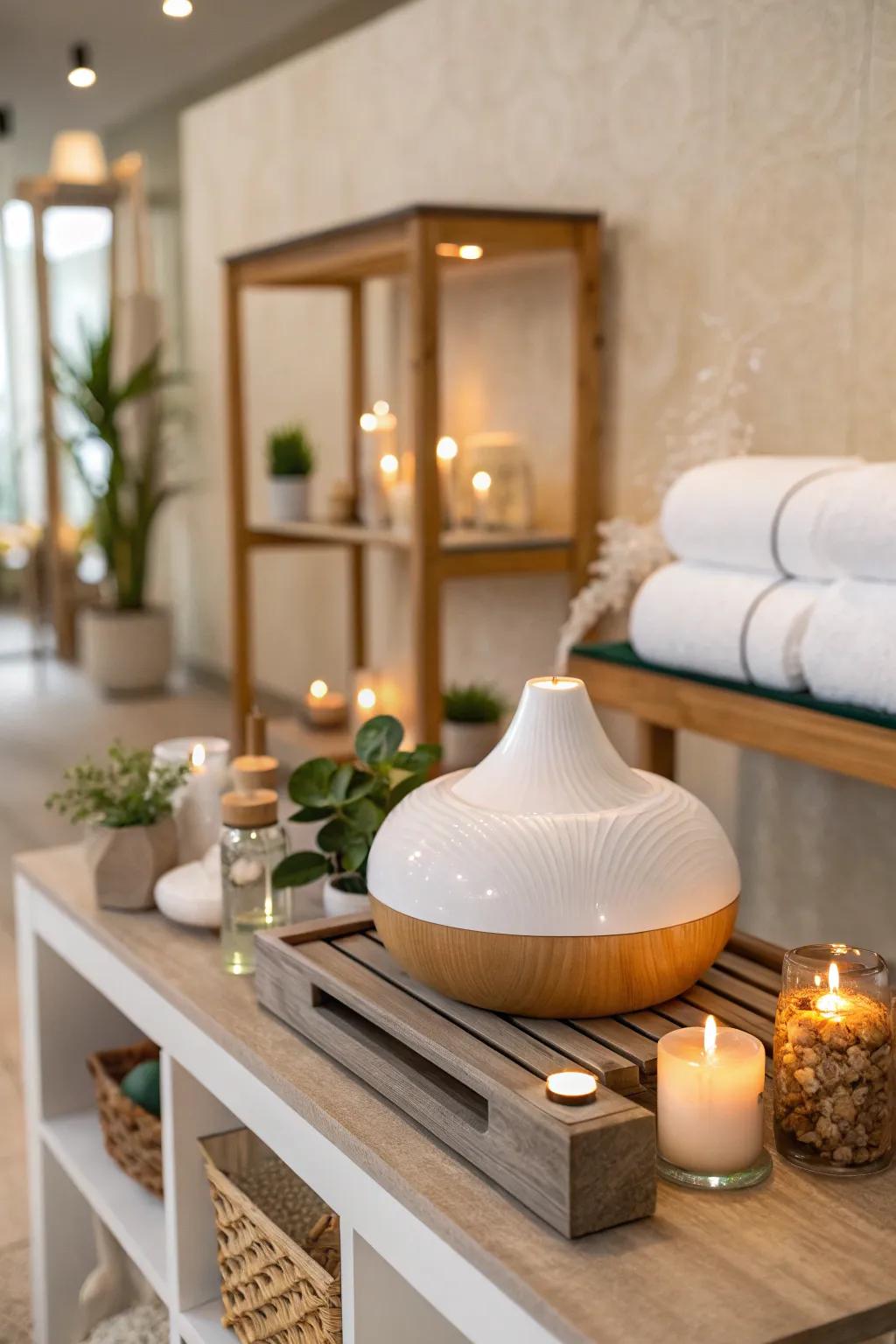 Engage the senses with inviting scents that welcome and relax. #ScentedSpaces #SalonAmbiance