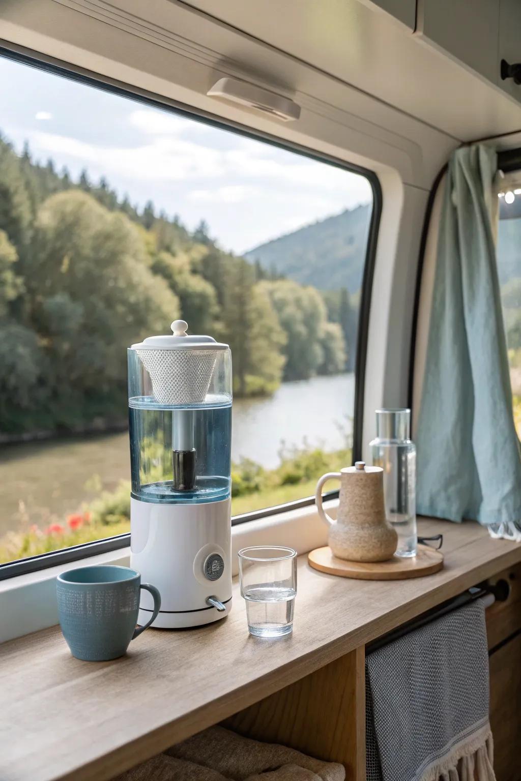 Stay refreshed and ready for adventure with a reliable water system. 🚿 #WaterSystem #VanLifeEssentials