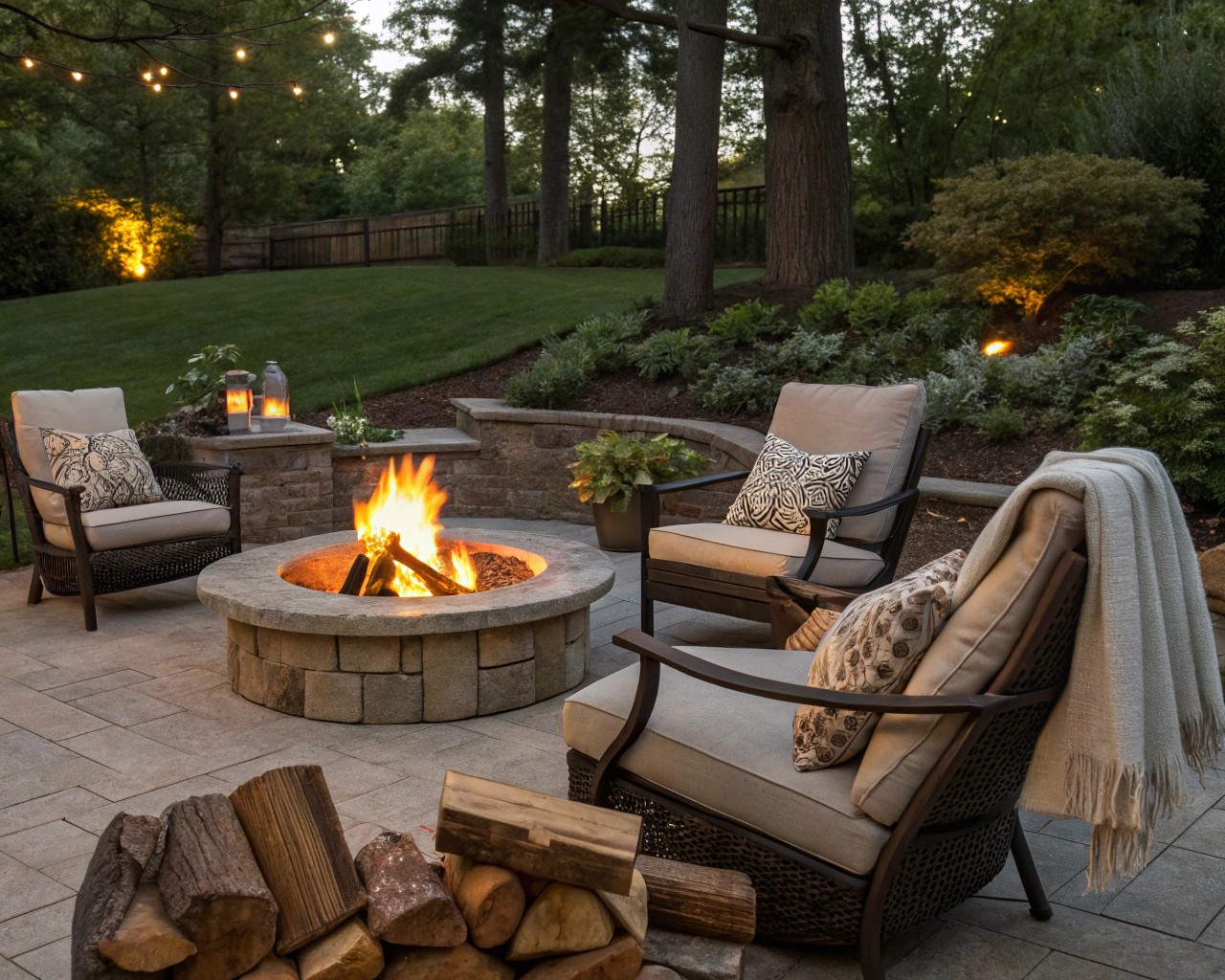 Biophilic design elements such as pathways, water features, and raised garden beds are key to the new outdoor paradigm.