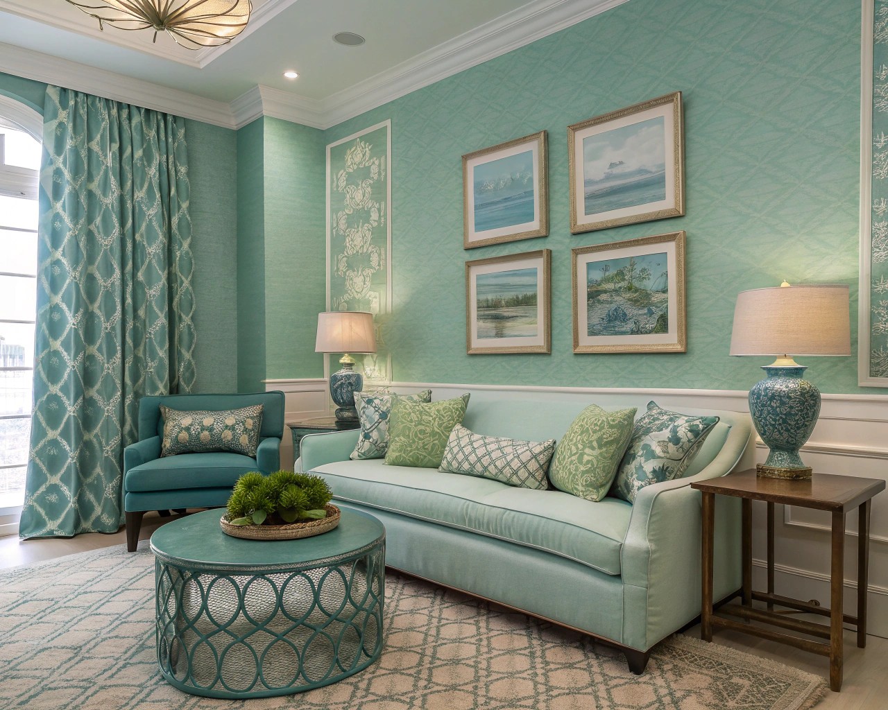 Explore different color schemes to achieve harmony and vibrancy in your rooms.