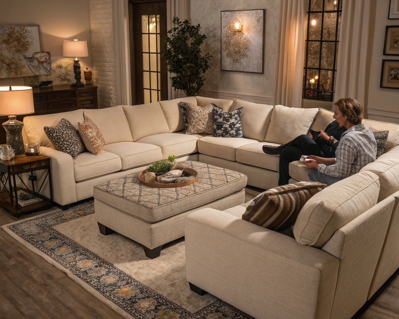 Strategically arranged furniture enhances comfort and encourages social interaction.