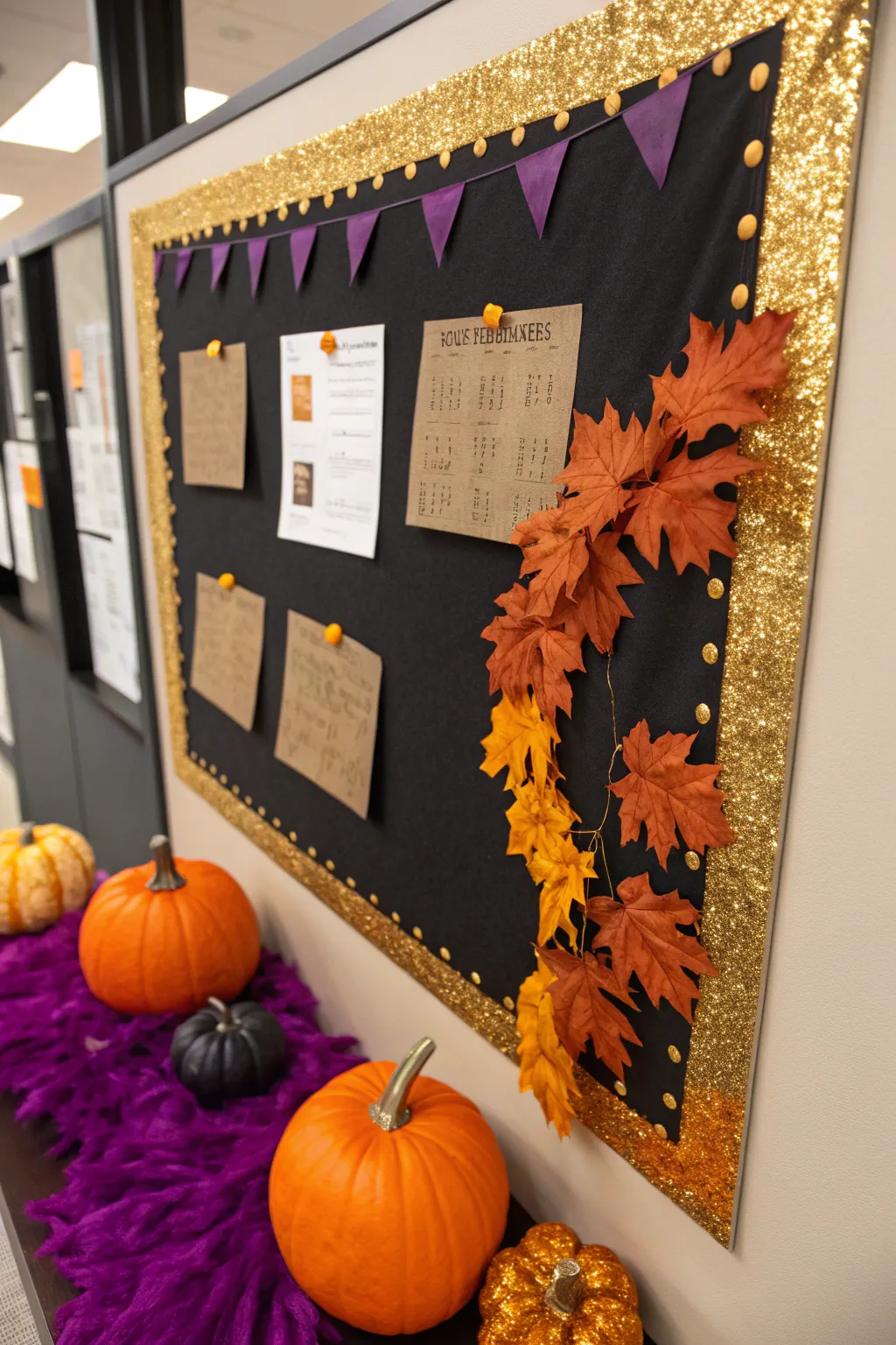 19+ Creative Fall Bulletin Board Ideas for Office