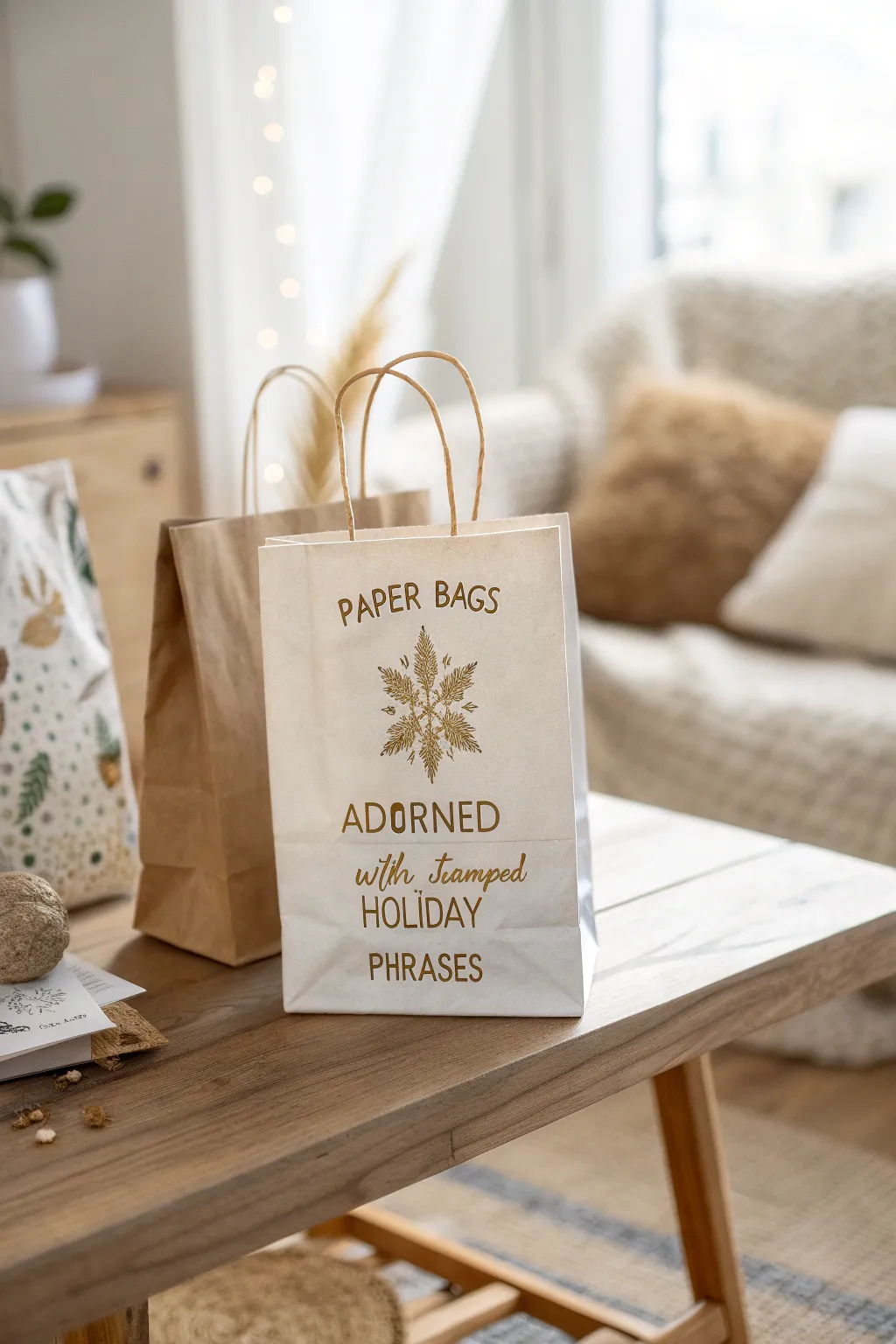 18+ Creative Paper Bag Decoration Ideas for Christmas