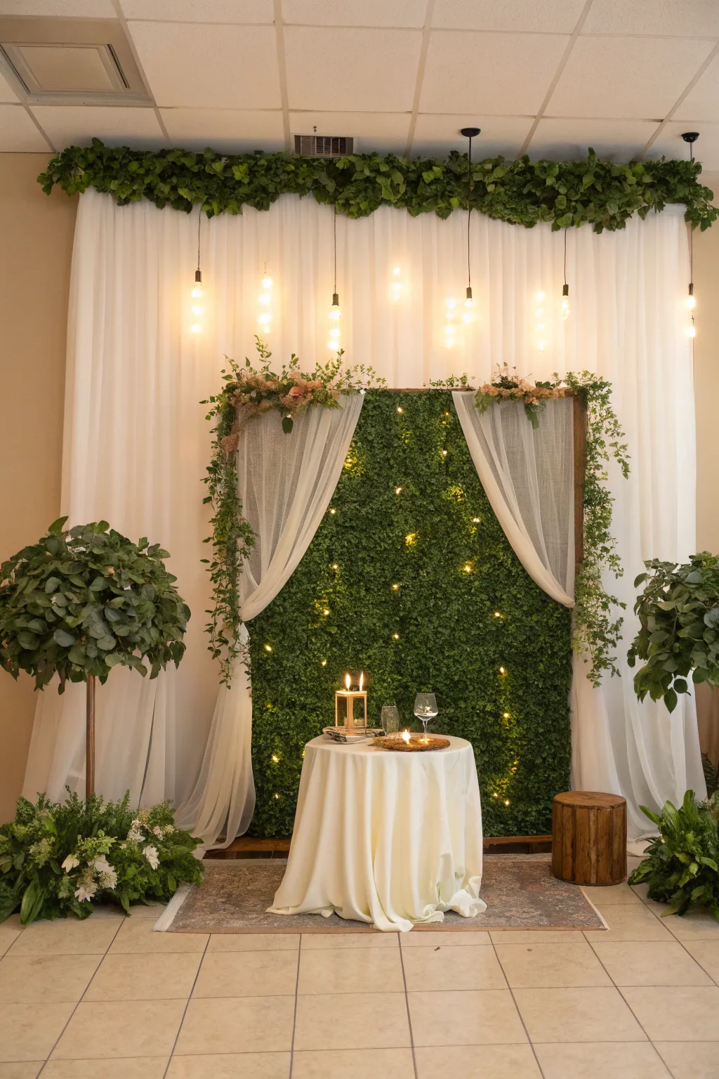 17+ Simple Cheap Wedding Backdrop Ideas