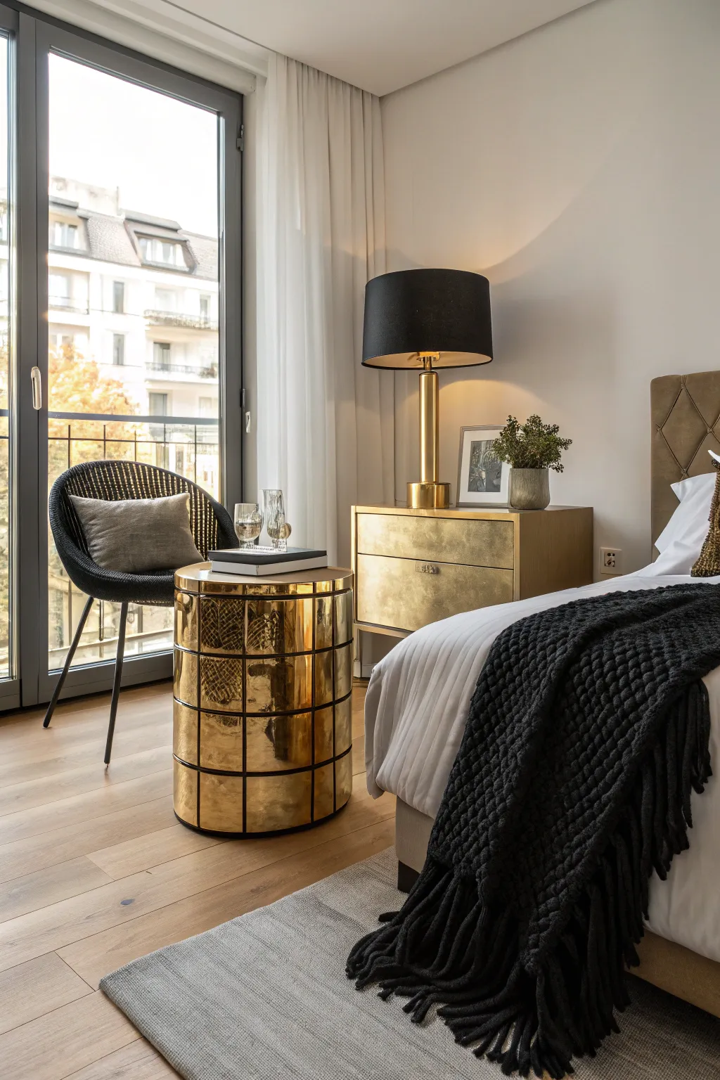 20+ Elegant Black and Gold Bedroom Ideas