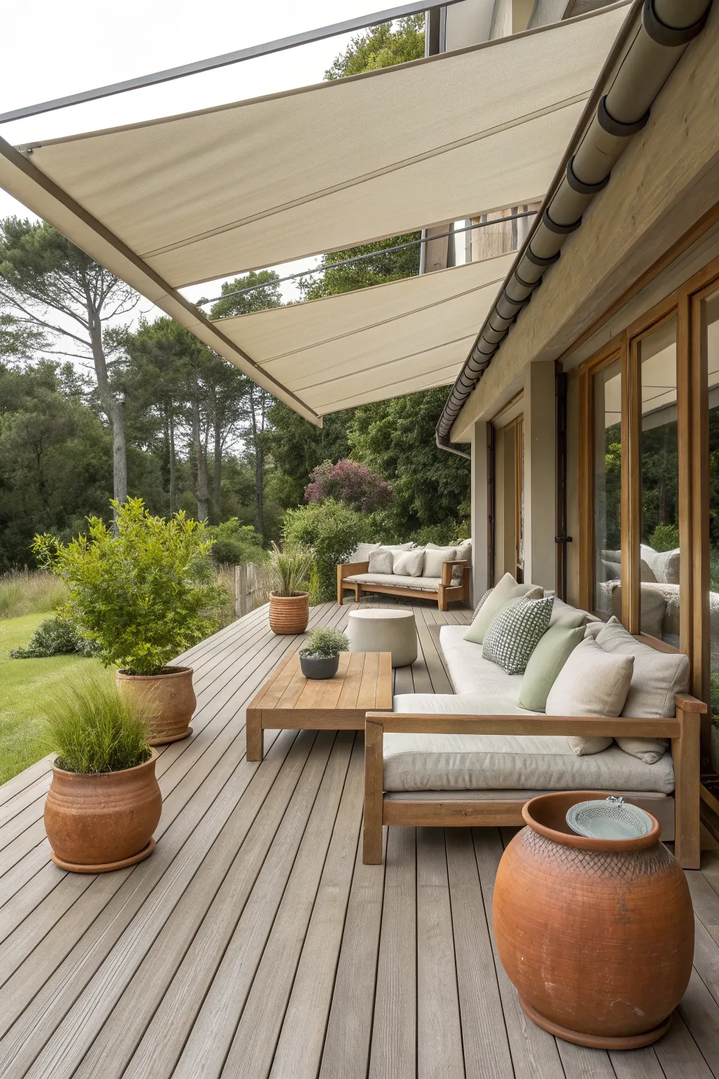 19+ Smart Rectangular Deck Furniture Layout Ideas