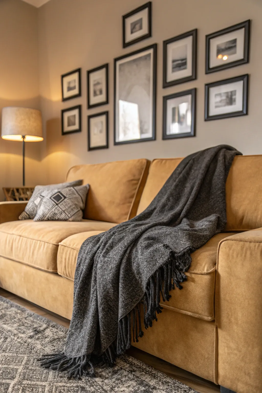 17+ Cozy Tan Living Room Ideas for a Warm Ambience