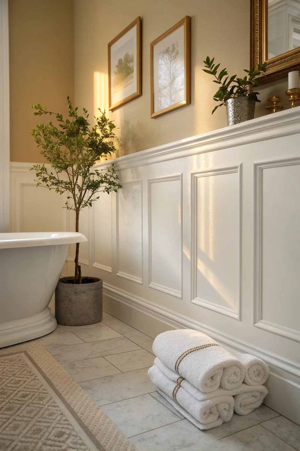 20+ Inspiring Bathroom Baseboard Ideas