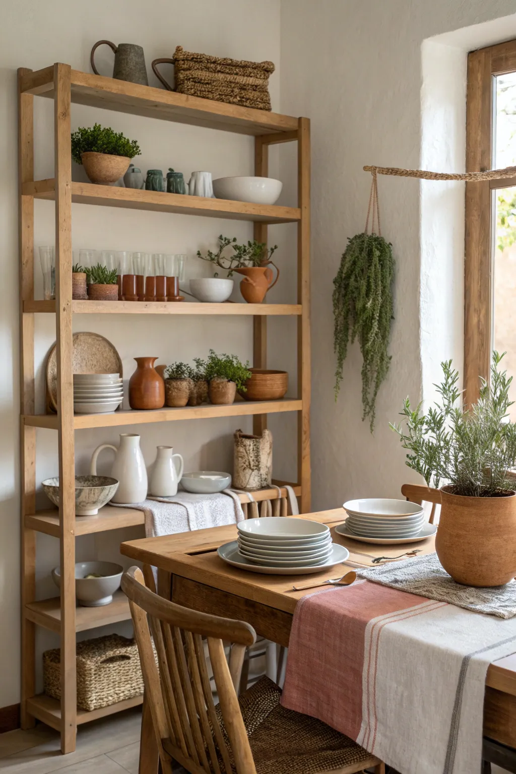 17+ Stylish Dining Room Shelves Ideas