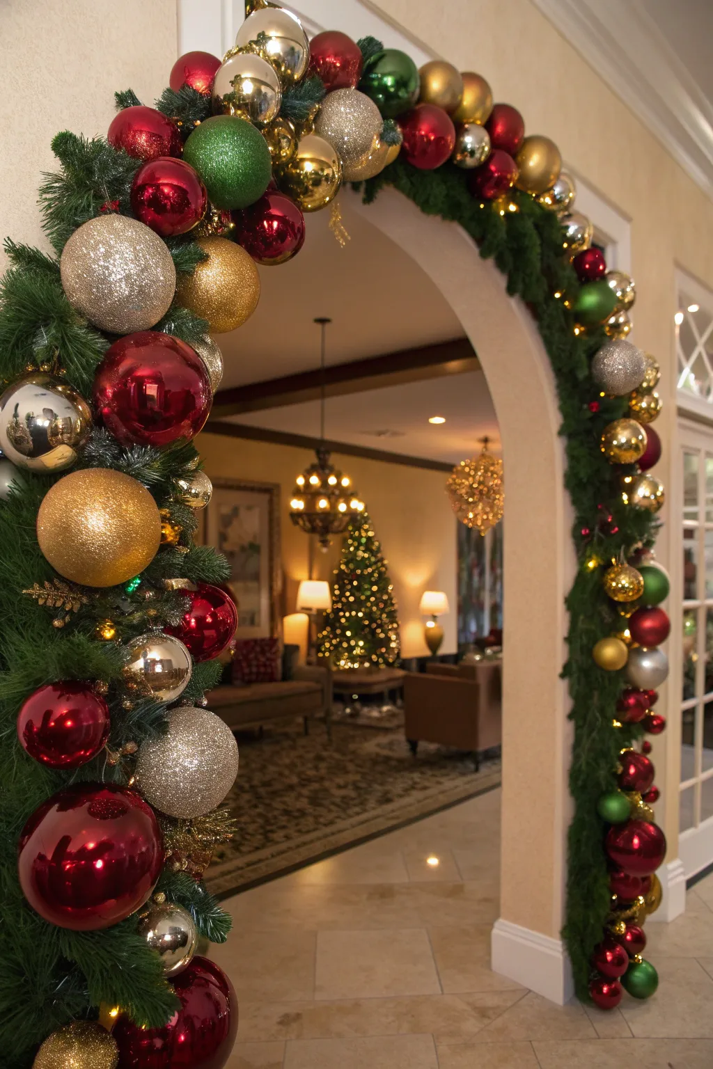 20+ Charming Christmas Archway Ideas for Your Home