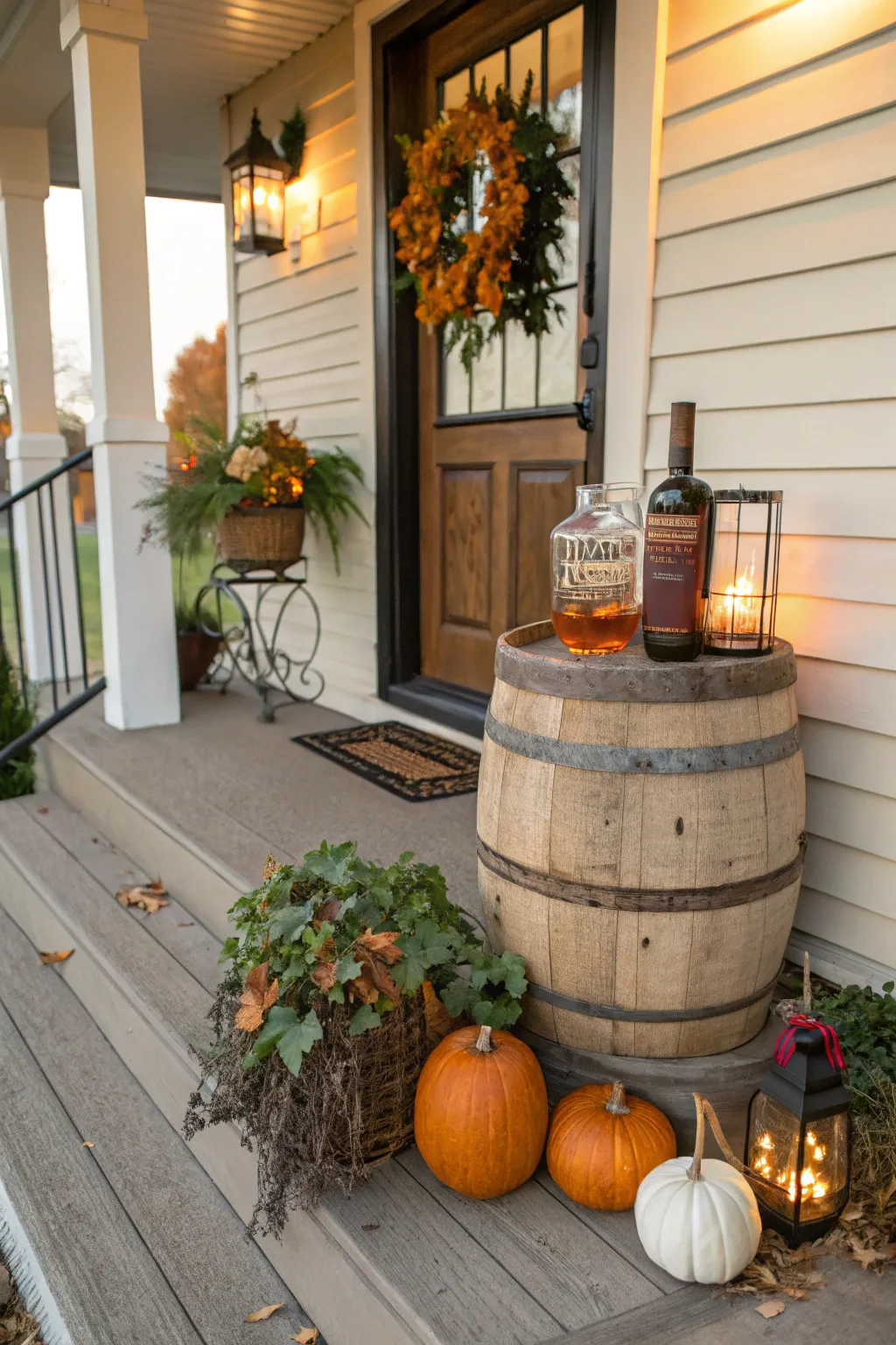15+ Creative Whiskey Barrel Decorating Ideas
