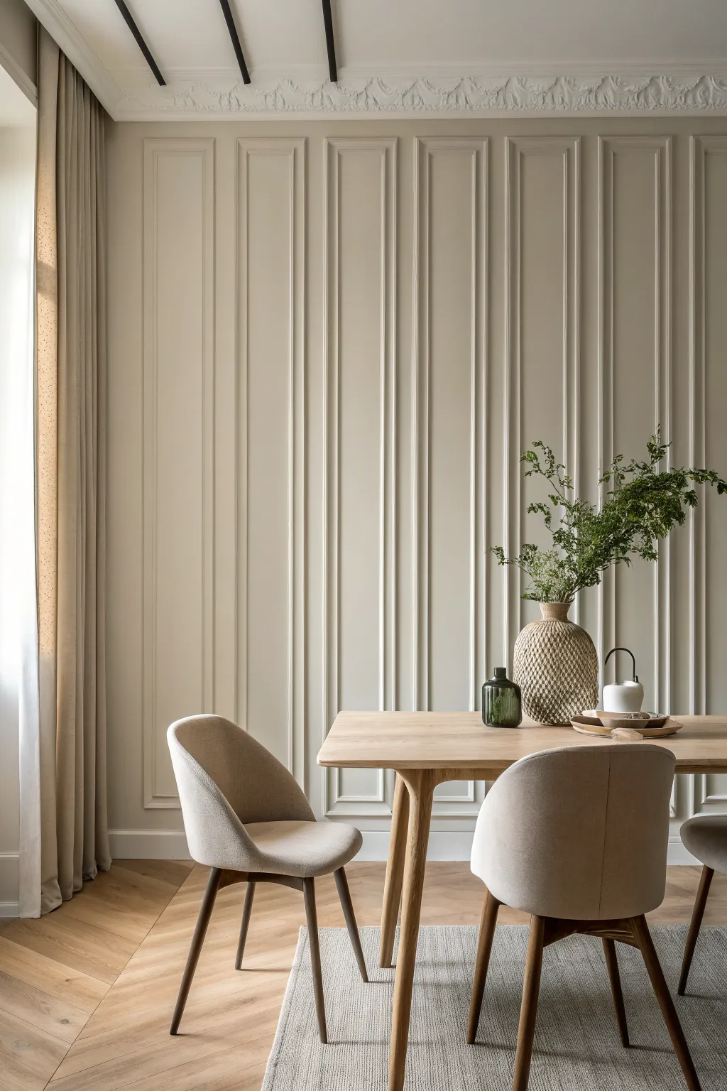 16+ Elegant Dining Room Molding Ideas