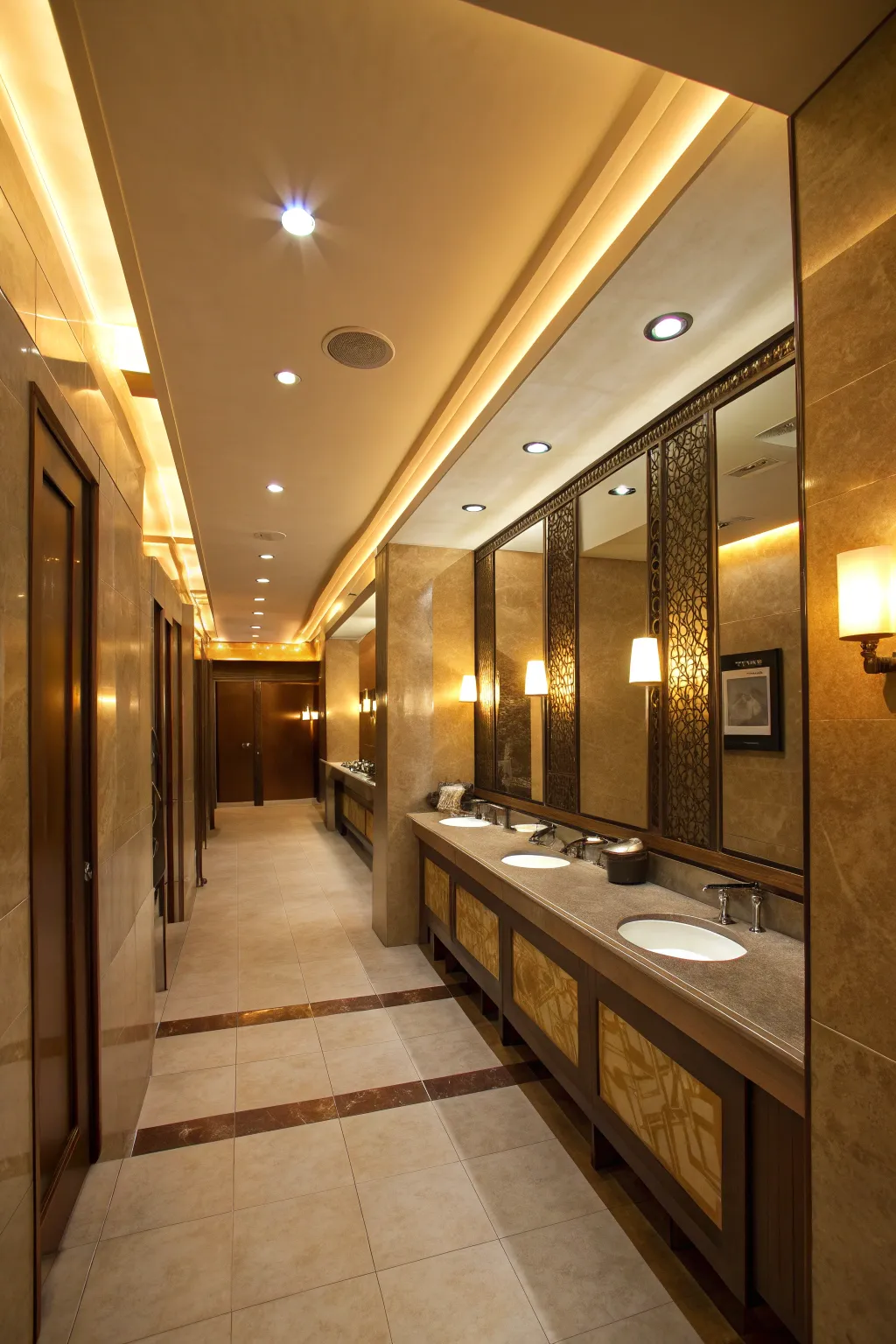 17+ Inspiring Commercial Restroom Design Ideas