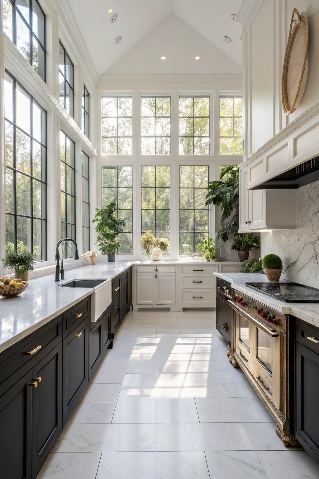 16+ Stylish Black and White Kitchen Cabinet Ideas