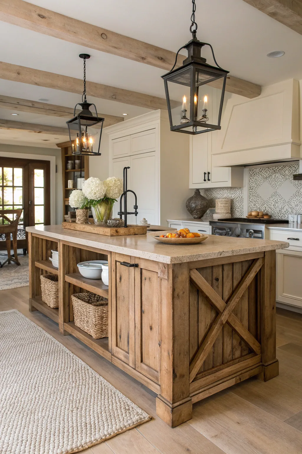 16+ Cozy Rustic Kitchen Island Ideas