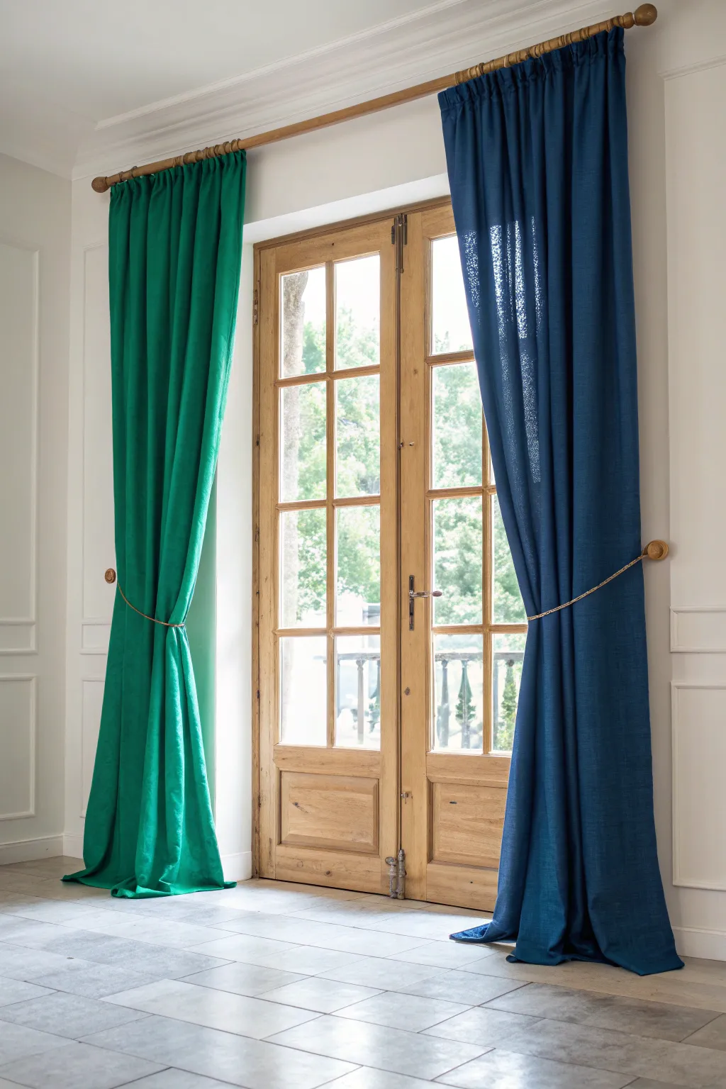 18+ Stylish French Door Curtain Ideas for Your Home