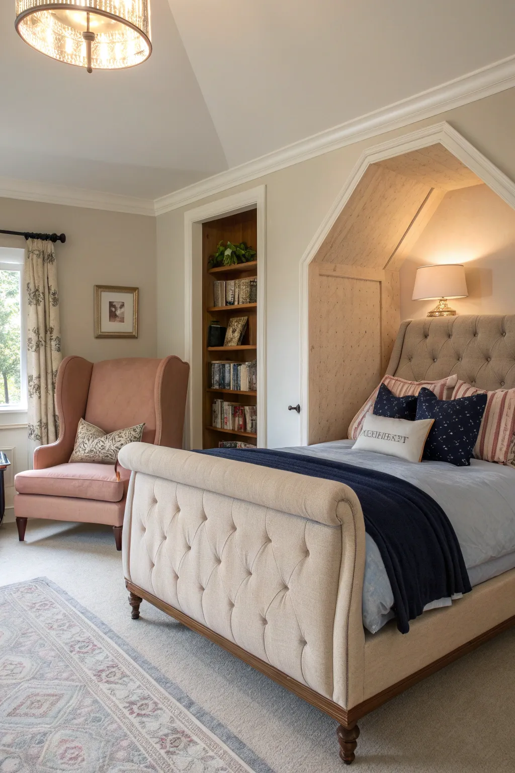 15+ Stylish Sleigh Bed Bedroom Ideas