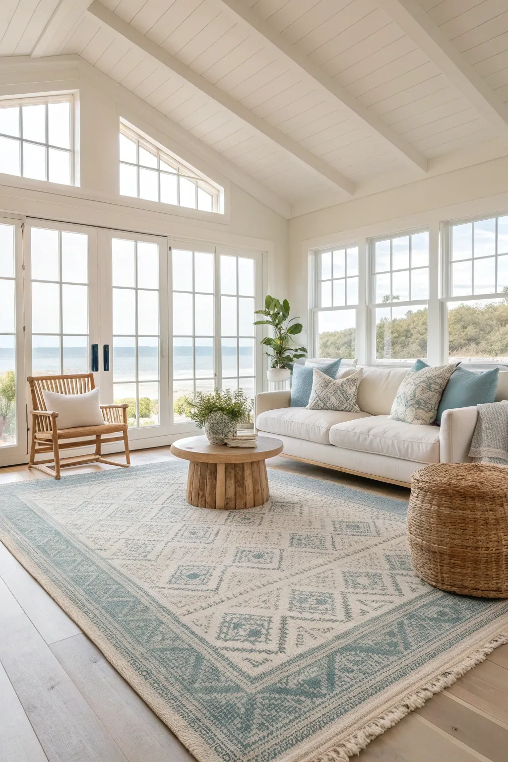 18+ Inspiring Beach Modern Coastal Living Room Ideas
