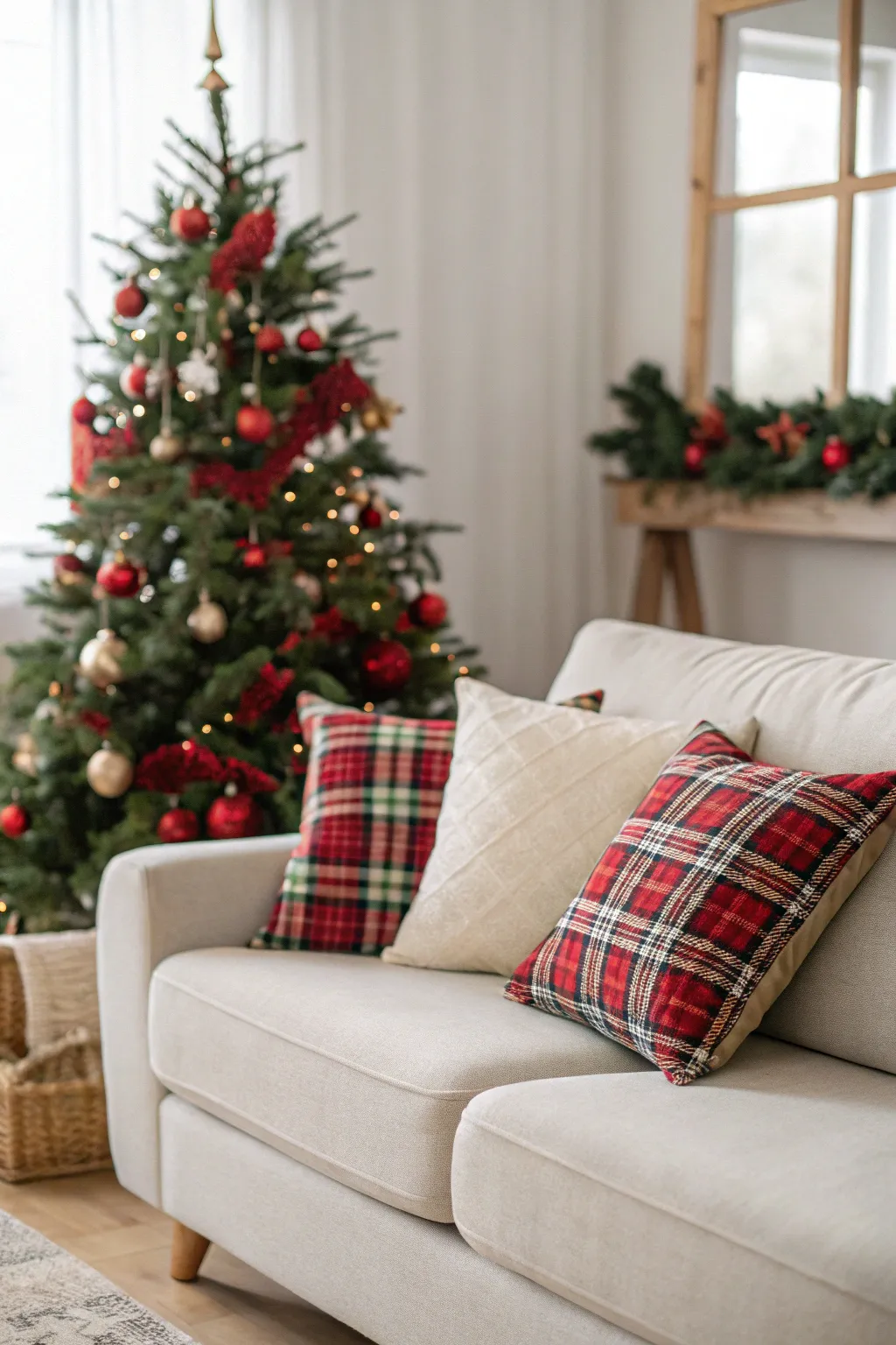 20+ Charming Plaid Christmas Tree Ideas