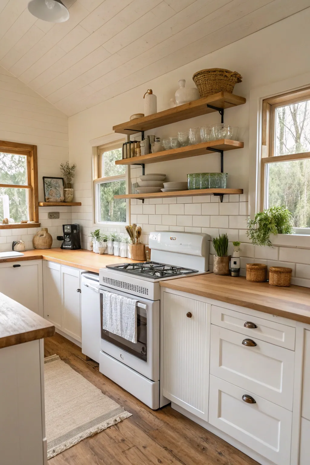 16+ Stylish Kitchen Ideas with White Appliances