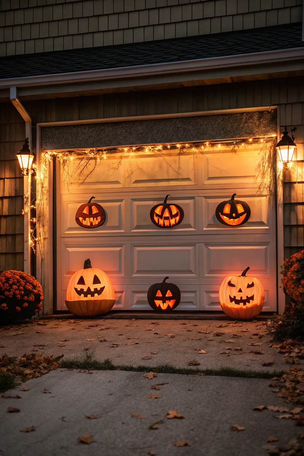 19+ Creative Halloween Garage Door Cover Ideas