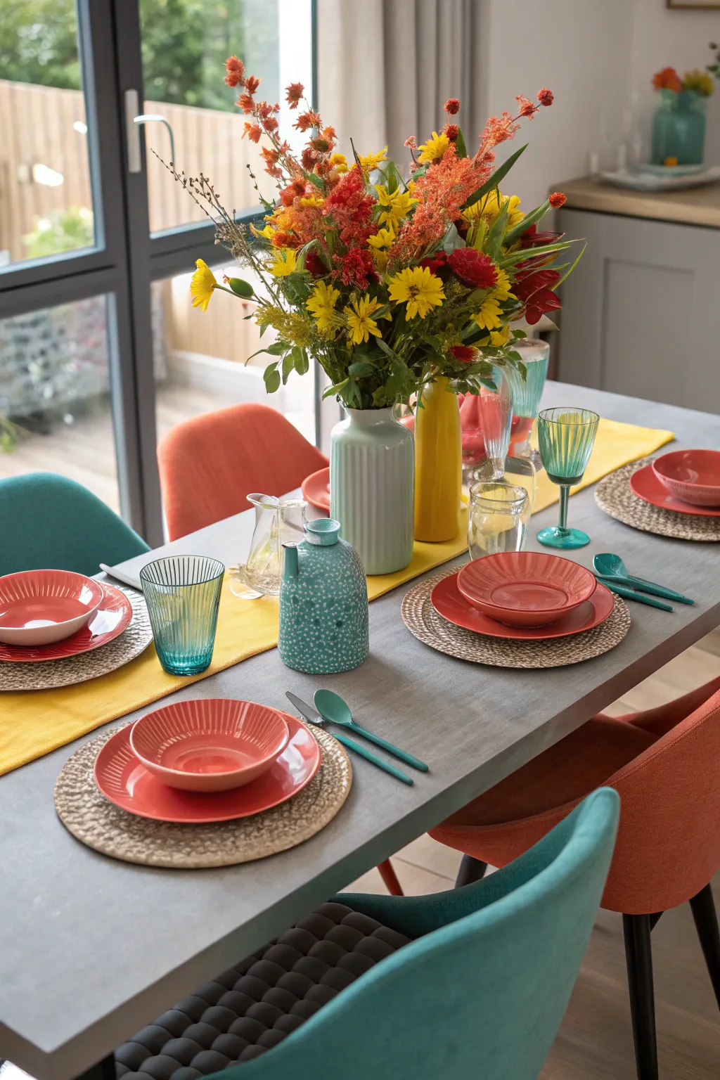 19+ Chic Grey Dining Table Decor Ideas