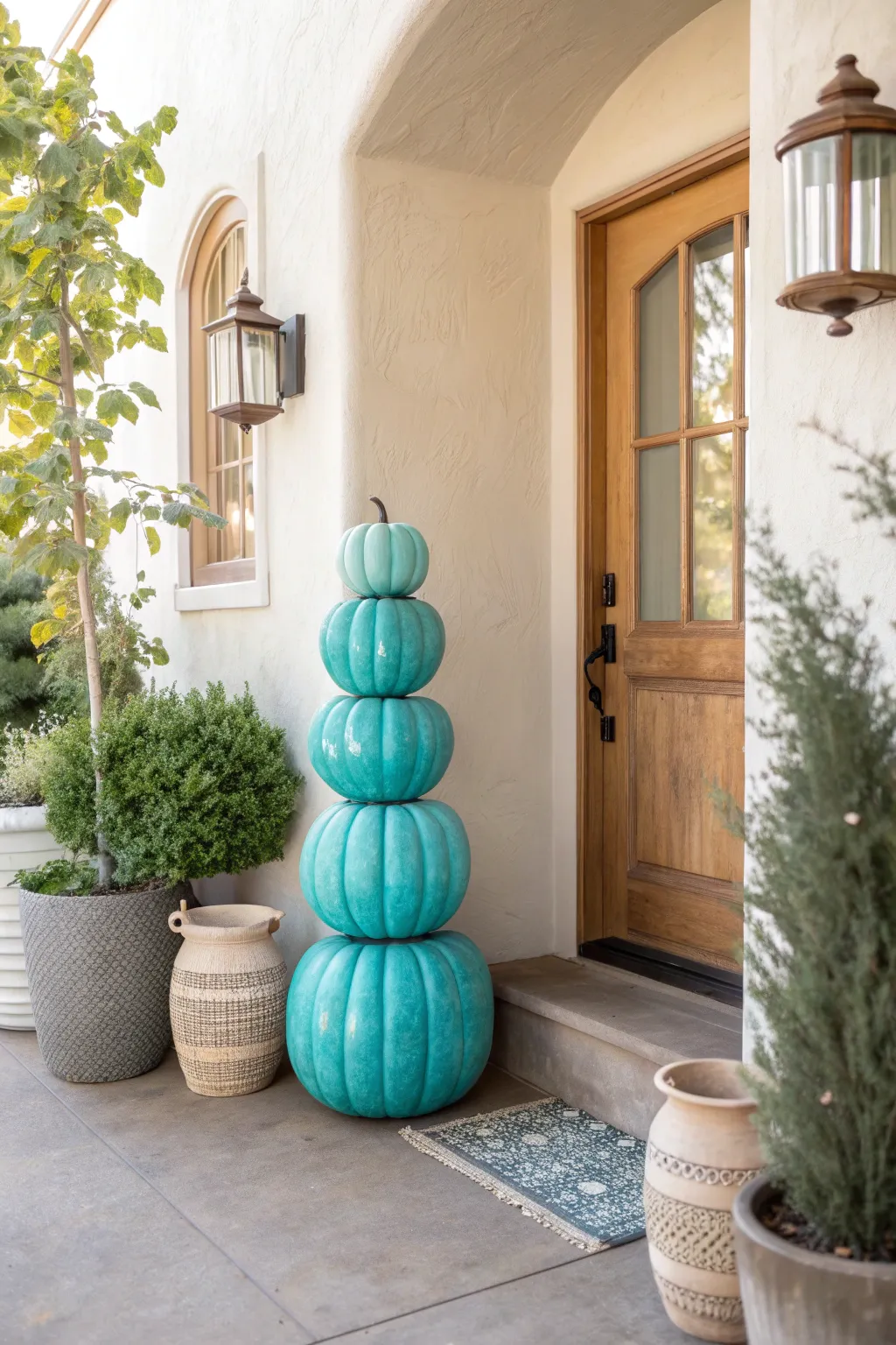 16+ Creative Teal Pumpkin Ideas for Your Home