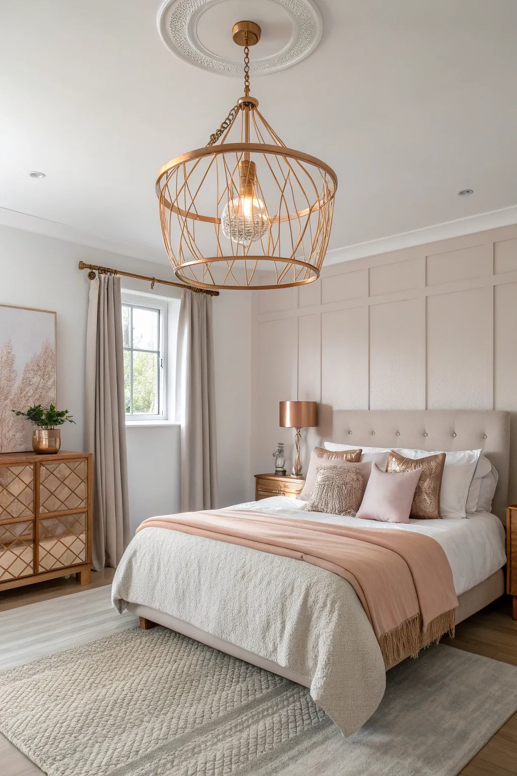 18+ Modern Rose Gold Bedroom Ideas to Inspire You
