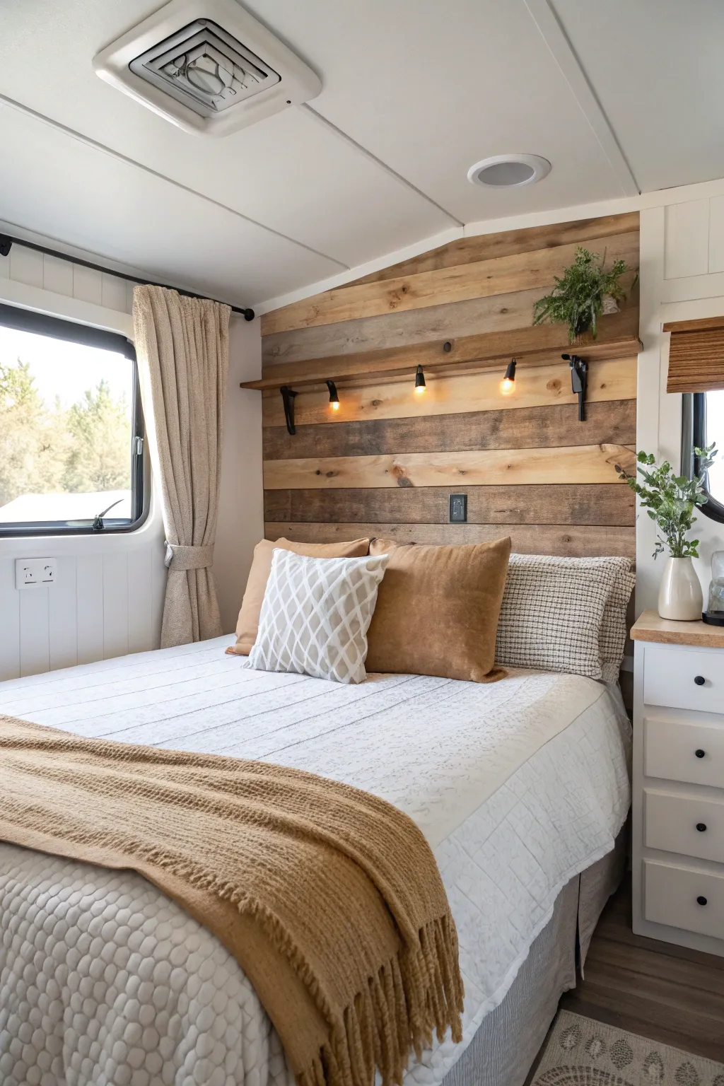 20+ Inspiring 5th Wheel RV Bedroom Ideas