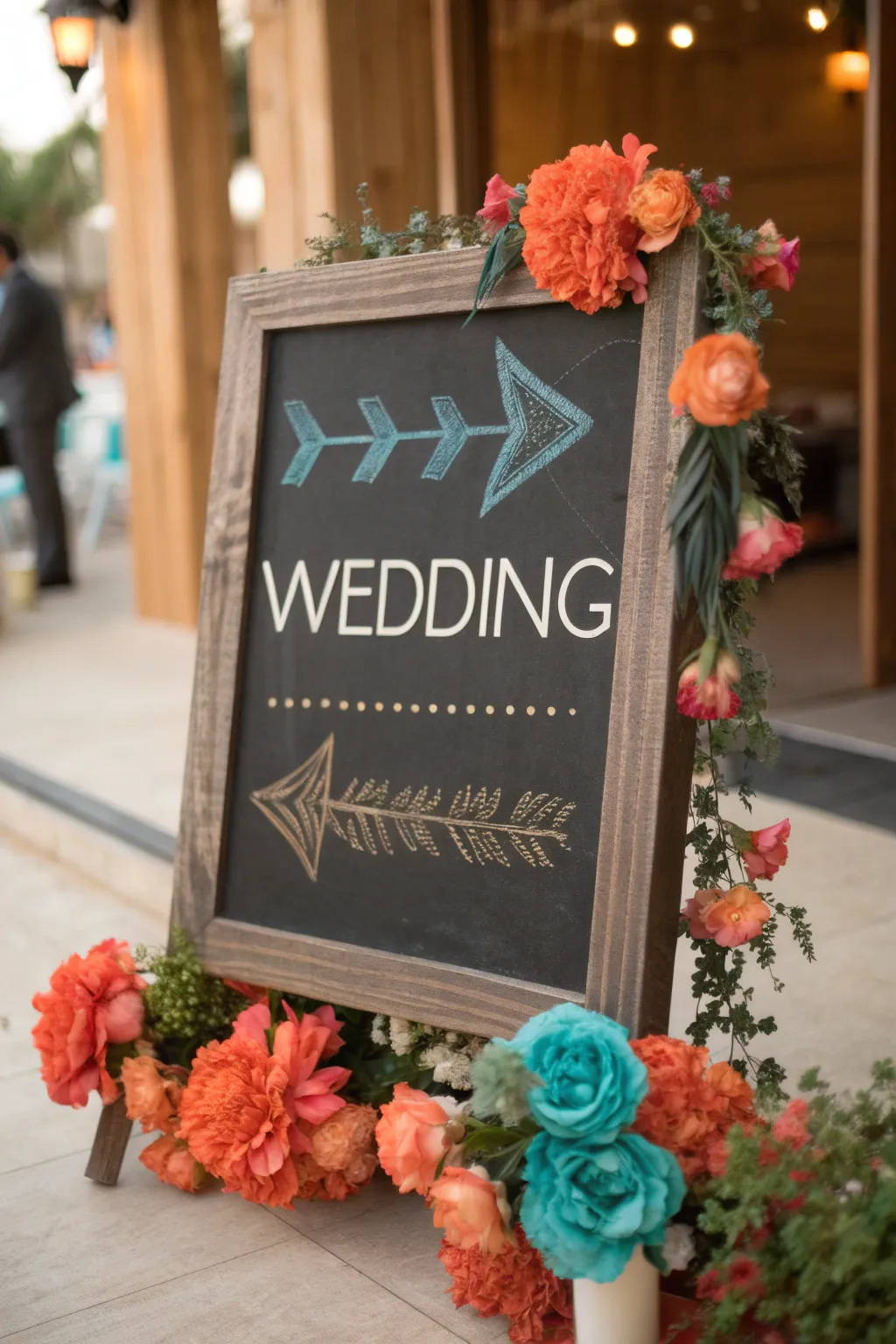 16+ Creative Wedding Chalkboard Sign Ideas