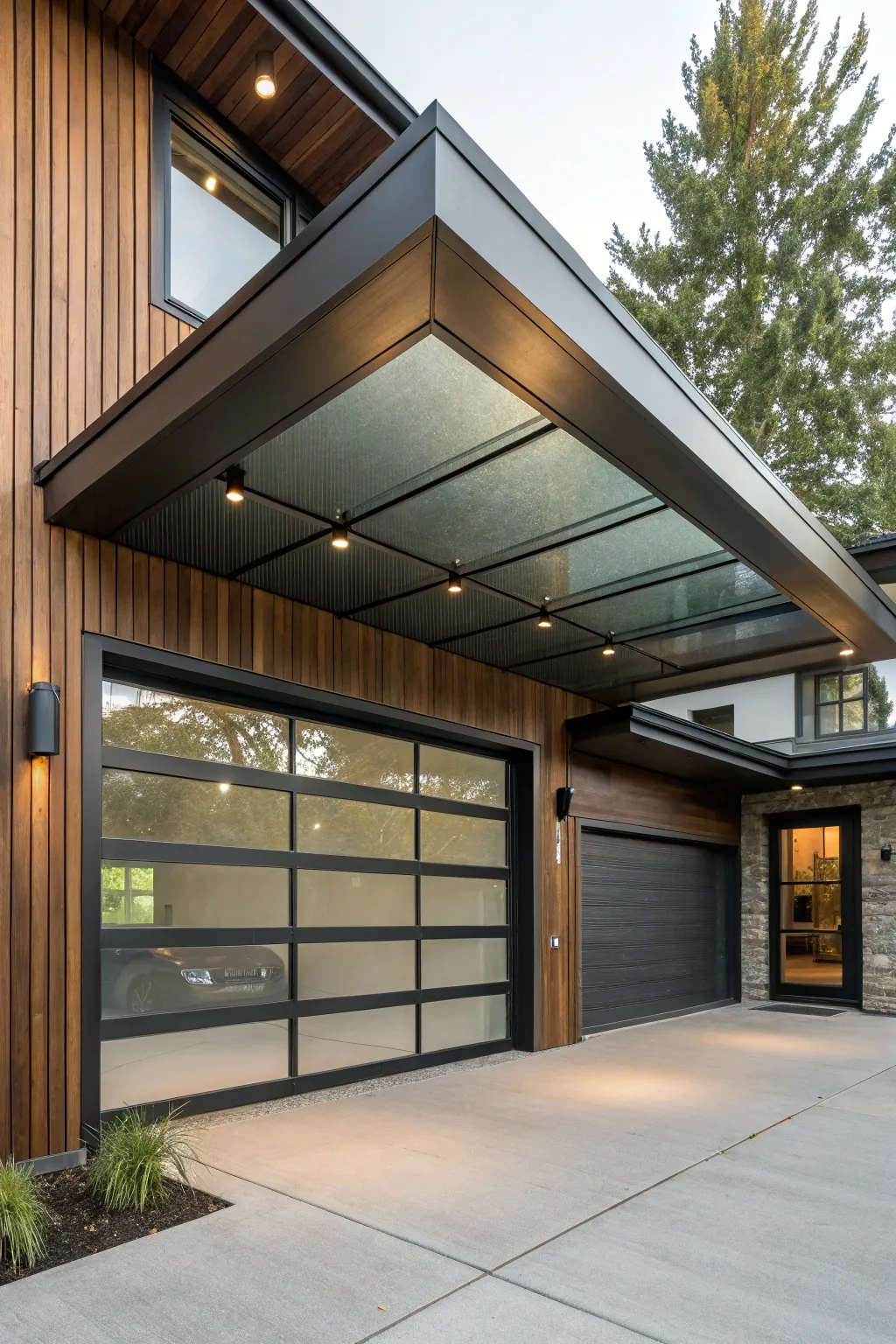 19+ Creative Garage Door Overhang Ideas