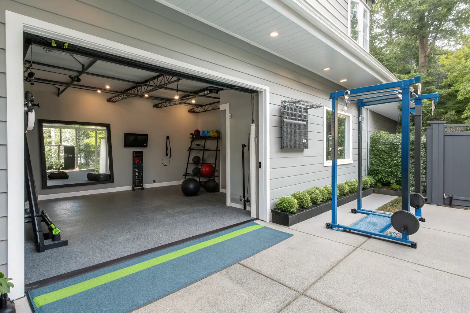 19+ Inspiring 2 Car Garage Gym Ideas
