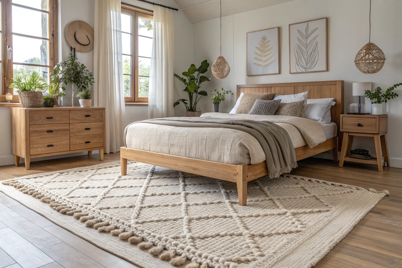 15+ Cozy Bedrooms with Inspiring Rug Ideas