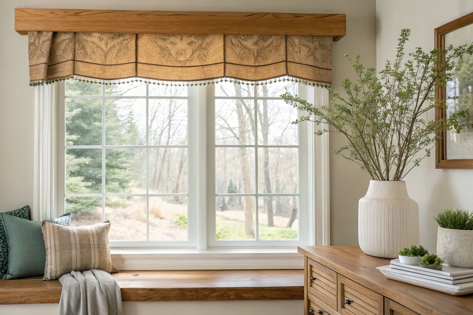12+ Stylish Modern Wood Valance Ideas