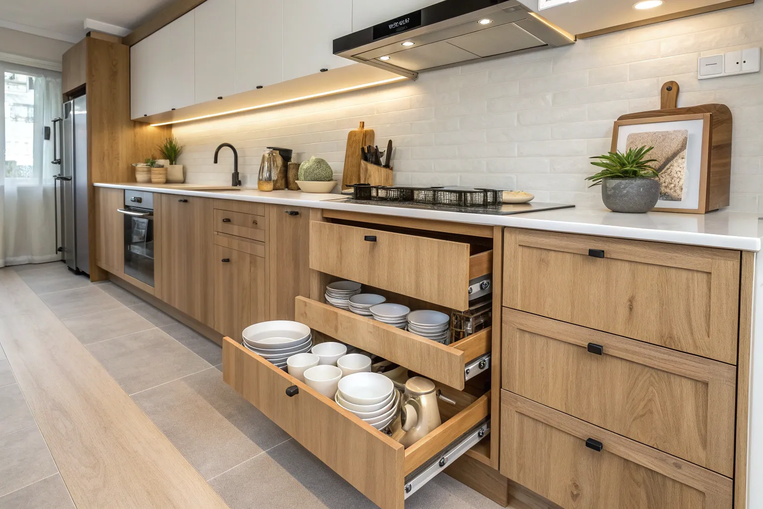 10+ Clever Pullout Kitchen Storage Ideas